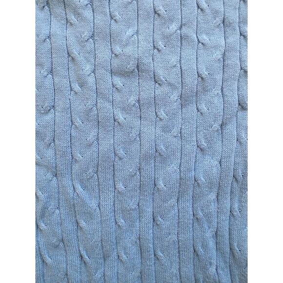 🌿 GAP Cable Knit Short Sleeve Sweater – Baby Blue (Summer 2009) - Picture 6 of 6